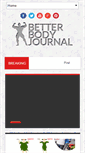 Mobile Screenshot of betterbodyjournal.com